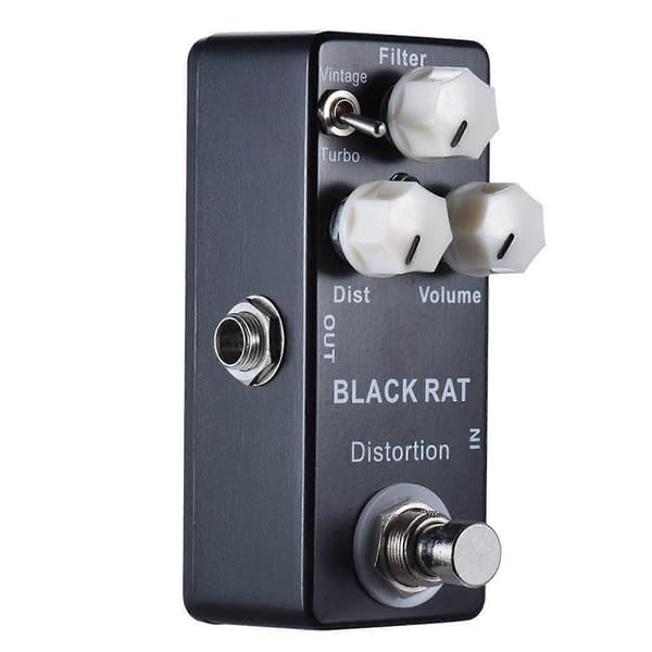 Mosky 2X Black RAT Distortion Mini Guitar Effektpedal