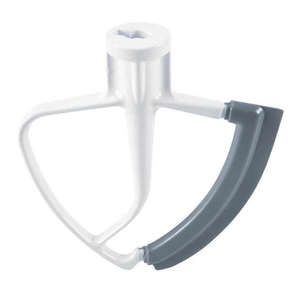 Flex Edge Piskeris til KitchenAid Mixer 4.5-5 QT Tilt-Head Stand Mixer Tilbehør, Mixer Paddle Tilbehør White
