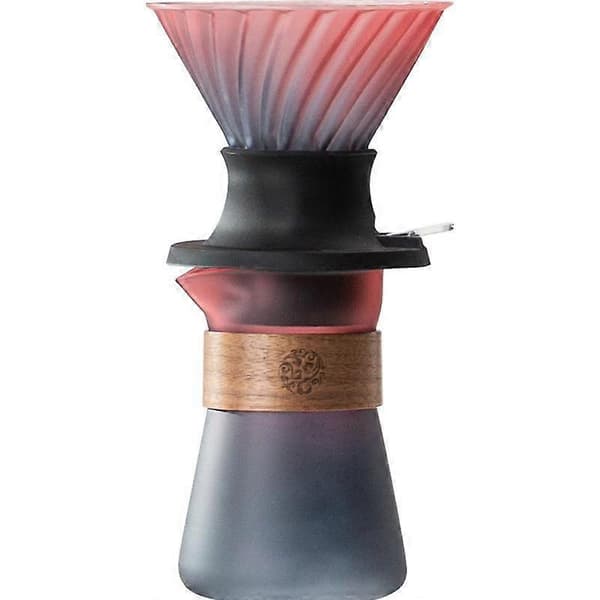 Keramisk Immersion Dripper Switch Pour-Over Kaffedroppset med Gradientfärgad Delningskanna Immersion-stil Bryggning
