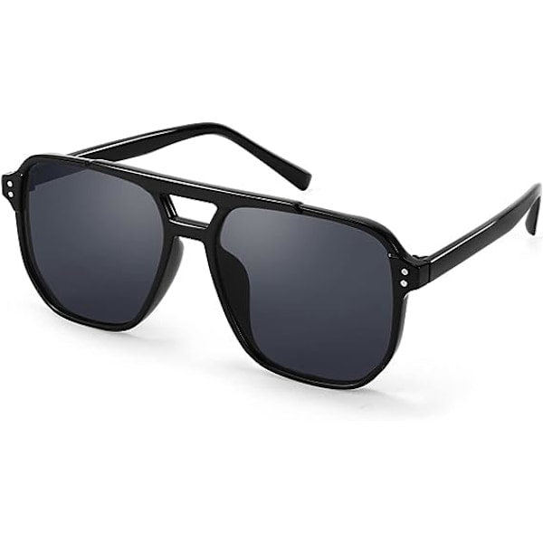Retro Neliö Aviator Aurinkolasit Naiset Miehet 70-luvun Vintage Trendikkäät Muovikehyksiset Aurinkolasit
