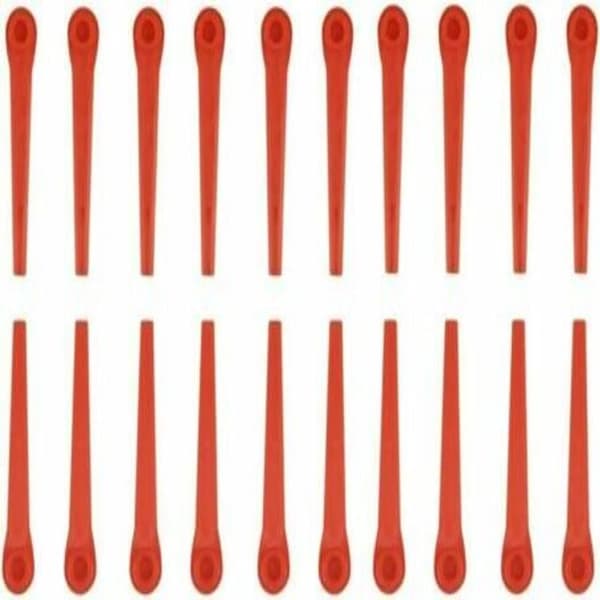 100X Plastskjærblader for GARDENA EasyCut LI-18/23R