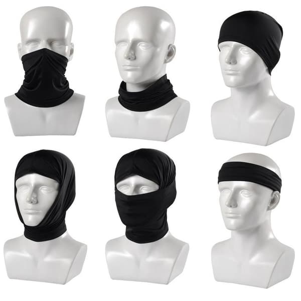 INF Halsvarmer / Skimaske Sort (One-size) Sort Svart M