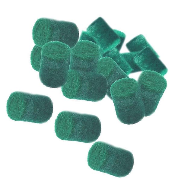 7X saksofon støtfangerfilt reparasjonsdeler for alt tenor sopran saksofon grønn_20stk