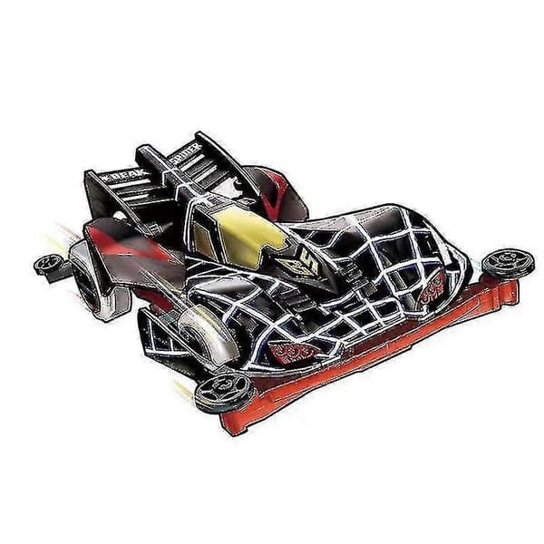 Sort Ares S2 Chassis Spider King Samlet Firehjulstrukket Model Firehjulstrukket Brødre Modificeret Racer Legetøjsbil