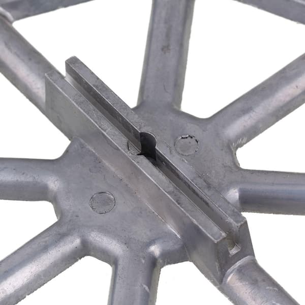 5 STK Sølv Resonatorgitar Edderkoppformet Brodeksel 235mm Dia DIY