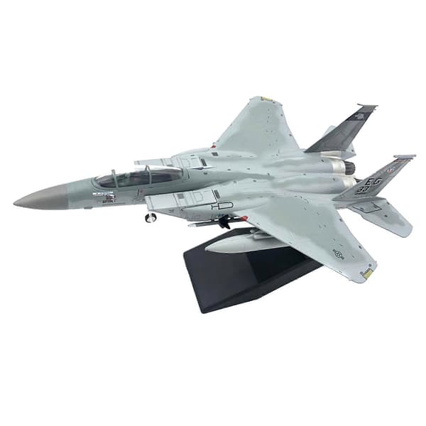 2X 1/100 Skala Trykstøbte Fly F15 Eagle Amerikanske Flådefly Model til Samling Gave Hjem Stue Indretning