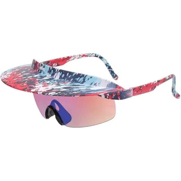 Ellipse Hatt Solbriller Trendy Solbriller UV400 Solbriller UV-blokkerende Menn Kvinner Klassisk Trendy F