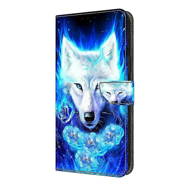 För Samsung Galaxy A57 Läderfodral Mönstertryck Plånboksställ Flip Telefonfodral