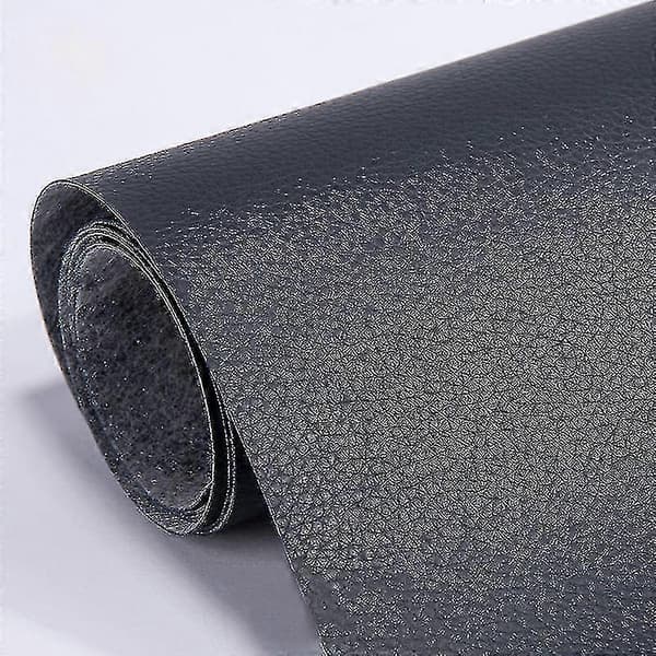 Læderreparationslap selvklæbende til sofa- og møbelridser Navy Blue 50cm*100cm