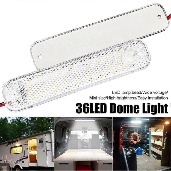36LED Bil Interiörbelysning Husbil Belysning Bil Interiörbelysning 12V-85V Lastbil Kupolbelysning Parti