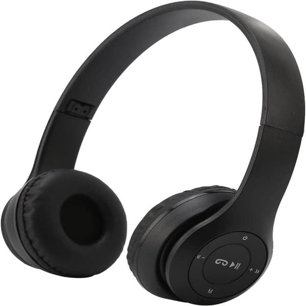 Bluetooth 5.0 Hörlurar Vikbara Trådlösa Bluetooth-hörlurar med Mikrofon, Bekväma Öronkuddar