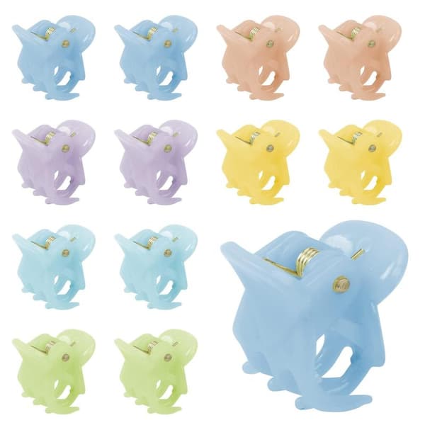 Hårklämmor, 12-pack Mini Hårklämmor för Kvinnor och Flickor