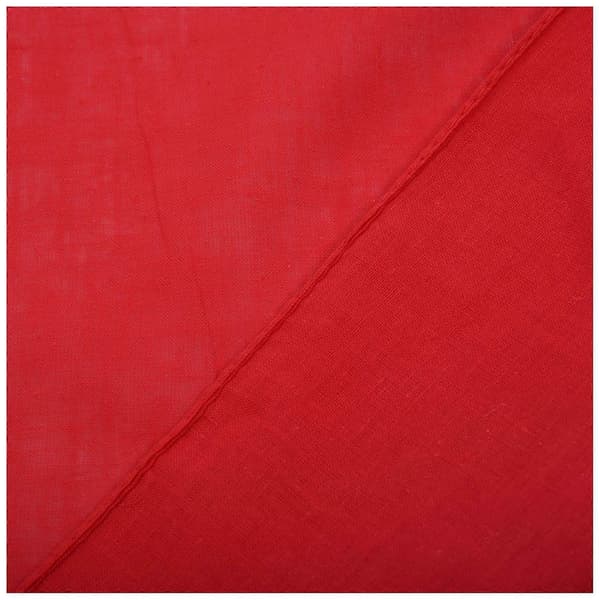 6X Fancy Ensfarget Bandana 100% Bomull Hode Hals Håndledd Wrap Skjerf Rød Red