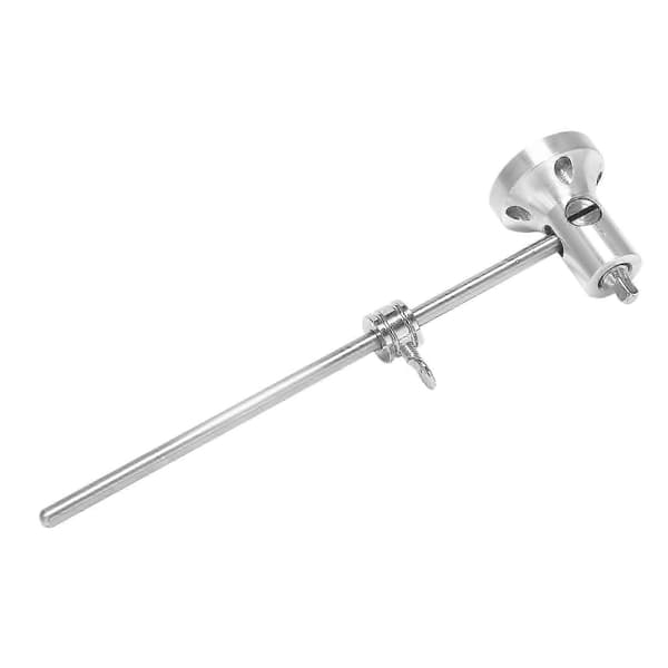 Basstrommepedalvisp i aluminiumslegering, justerbar hammerhode, tilbehør til perkusjonsinstrumenter Silver
