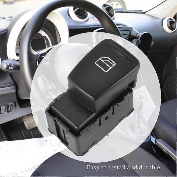 Front Power Window Switch Venstre Højre til Smart 454 Hatchback 2004-2006 (A4548201010) Nero