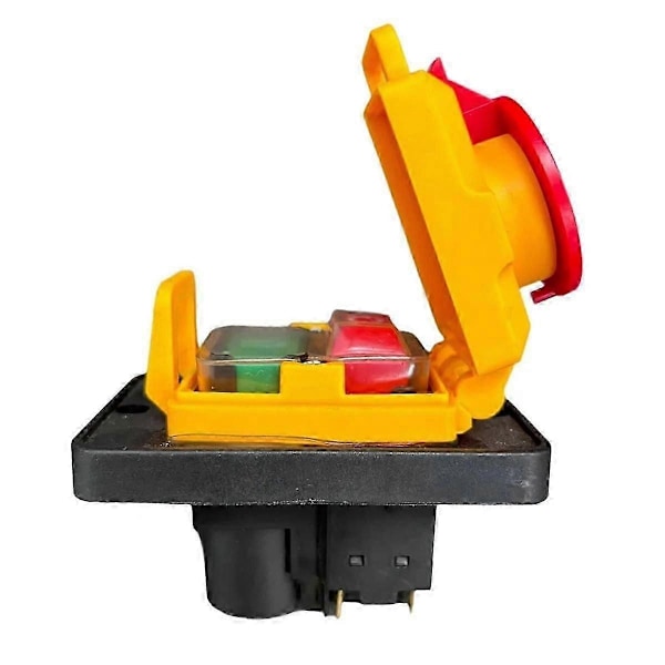 KJD18 400V 6-Pin Vattentät Magnetisk Tryckknappsbrytare för Marina Slipmaskiner
