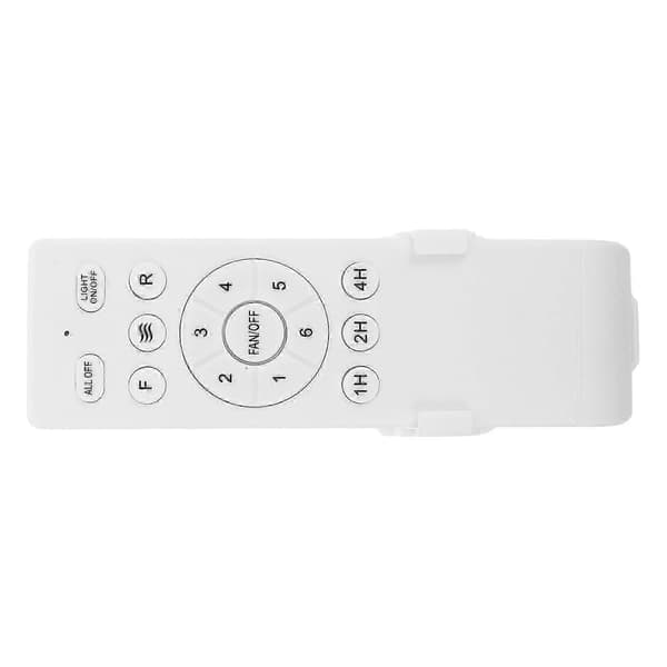 Takvifteremotkontroll: Universell vifteremot - 1/2/4 H Tids- og hastighetskontroller for innfelt taklampe 13,70 x 4,20 x 2,20 cm Vit