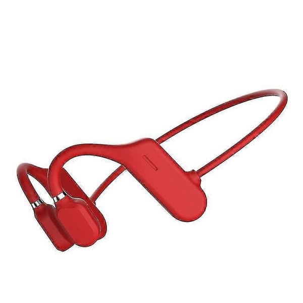 Knogleledning Bærbar Ørekrog Høretelefon Trådløs Bluetooth-kompatibel 5.0 Åben Red