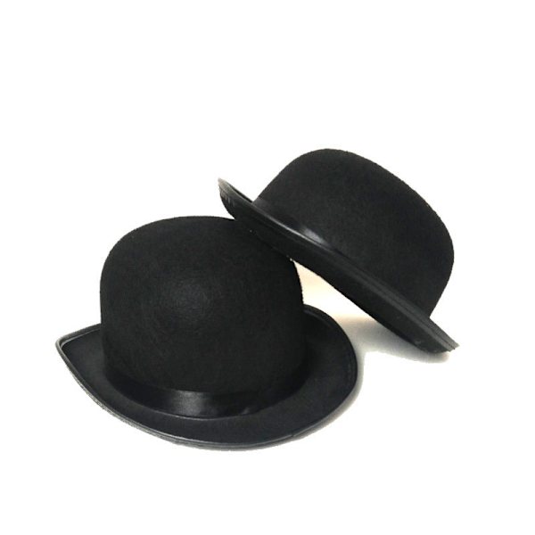 Bowlerhatt, for voksne, Hatt, Hodeplagg, Kostyme, Karneval, Tema