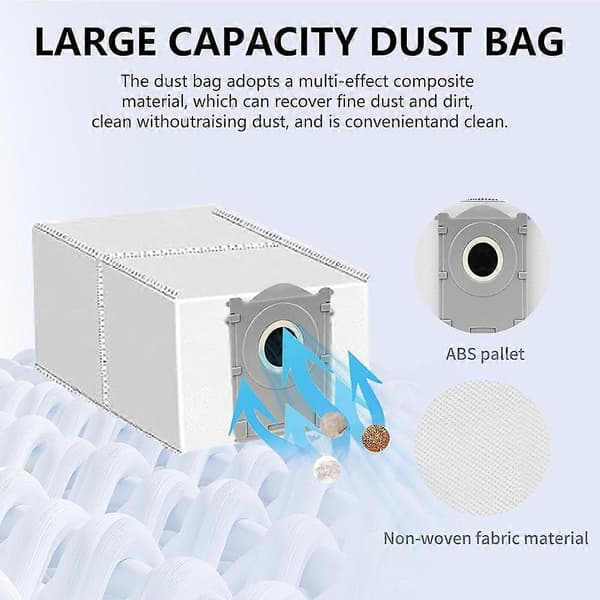 Reservedele til Ecovacs Deebot T50 Omni / T50 Pro / T50, 20 stk. tilbehørssæt til støvsuger