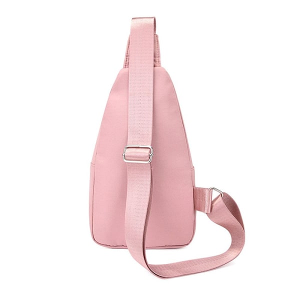 Liten Sling Ryggsäck för Kvinnor Bröstväska Rosa pink