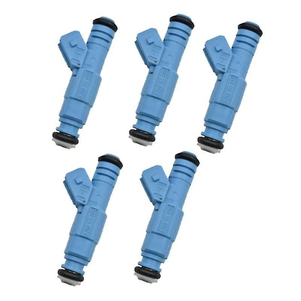 1 Set med 5 bränslemunstycken 0280155830 för 1999-2006 S80 S60 V70 C70 2.3l 2.5l Photo color