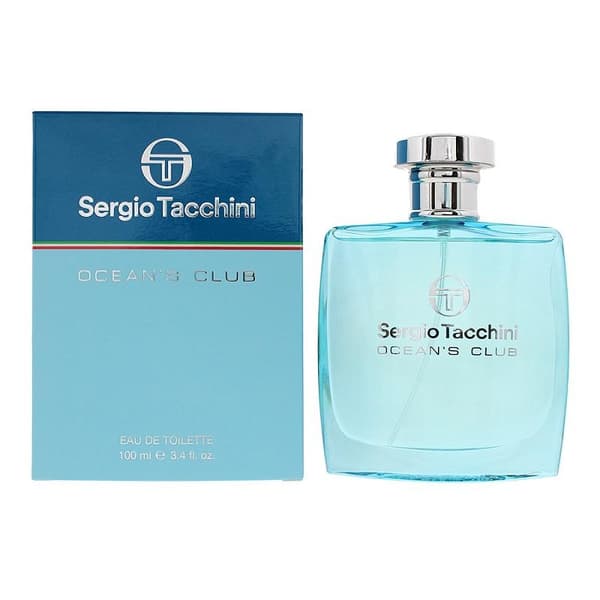 Sergio Tacchini Ocean's Club for Men Edt 100ml Transparent transparent
