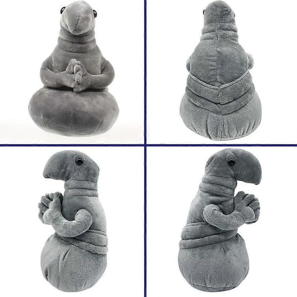 Thanos Väntar Zhdun Meme Chubby Harmaa Blob Zhdun Pehmolelu Lelu 45 cm 45cm