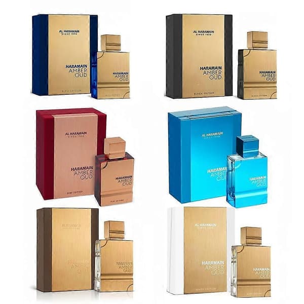 AL Haramain Amber Oud Parfume 60ml Arabisk Dubai Unisex Duft blue