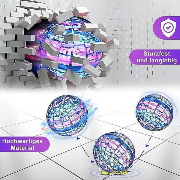 Hover Flyvende Bold, Magisk Spinner Bold RGB Lys Flyvende Bold