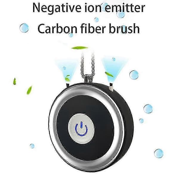 Negativ Ion Mini Luftrenser 300mah Halskæde Luftrenser Pink