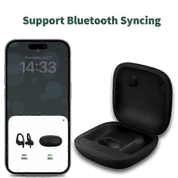 Kompatibel med Beats Powerbeats Pro Bluetooth-ørepropper 700mAh ladeetui med LED-indikator (ingen ørepropper) Som visas