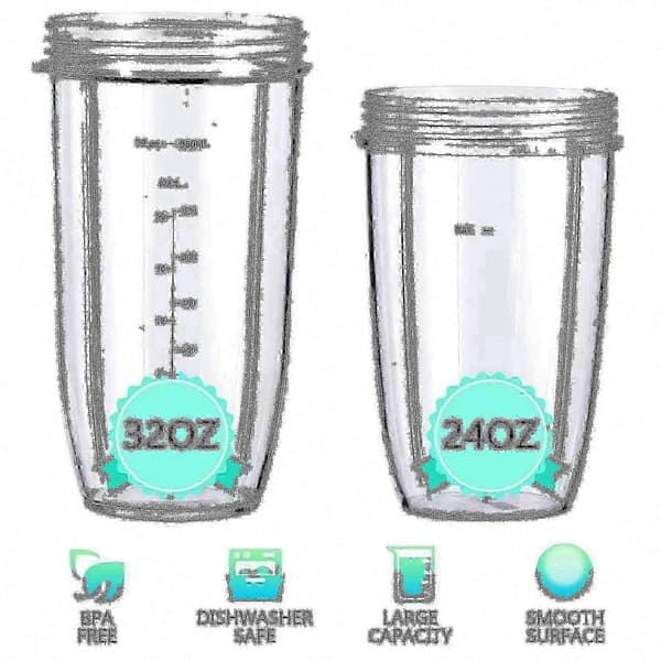Nutribullet 600W 900W PRO Blender Reservedele og tilbehør - Knive og essentielle reservedele