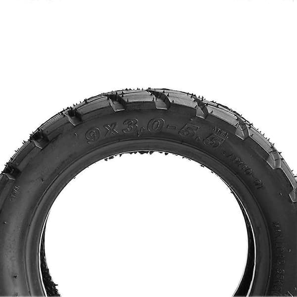 9\" för KuKirin G2 Pro Scooter Däck, Halkfria Förtjockade Pneumatiska Däck, 9x3.0-5.5, Terrängmönstrade Slanglösa Däck, HT069