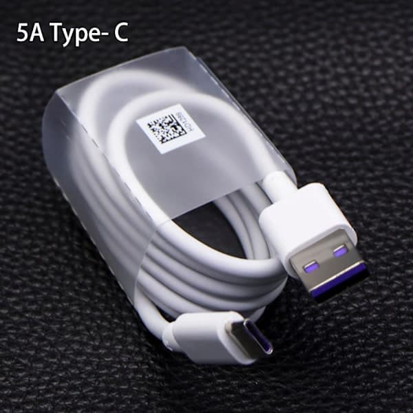 Original Huawei P30 Pro SuperCharge USB-C Kabel 22.5W 5A Hvid