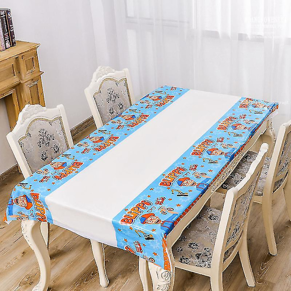Puslespill Blippi Tema Bursdagsfest Sortiment Engelsk Lærer Festbehov Barneleker Barn Dekorasjoner Servise Tablecloth