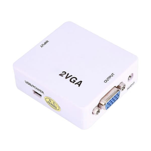Mini HDMI2VGA-omformer med USB-kabel 1080P-adapteromformer