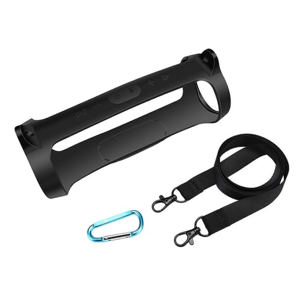JBL Charge4 Bluetooth bärbar högtalare klättring silikonfodral Black
