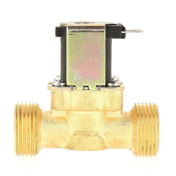 Normalt Stängd DC 12V G3/4 Magnetventil med Mässingskonstruktion