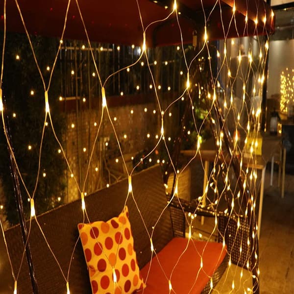 200 LED julelys 3 x 2 meter Cool White 3*2Meter-【110V】Riktigt vitt
