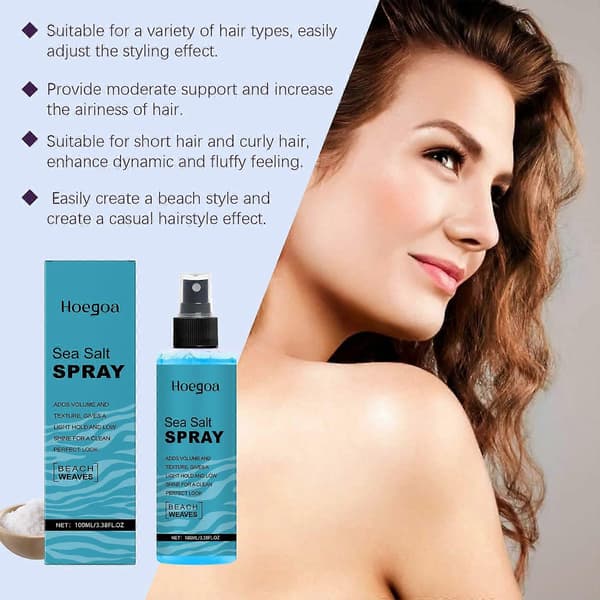 Hårspray med havsalttekstur for en forfriskende, luftig look og voluminøs styling. Hårvoks, hårspray og stylinggel.