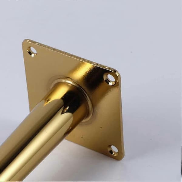 Set med 4 möbelben, 800 kg, 15 cm, Metall, Guld