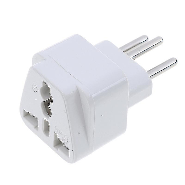 Universal UK/US/EU til Sveits AC-strømadapter Reiseadapter White
