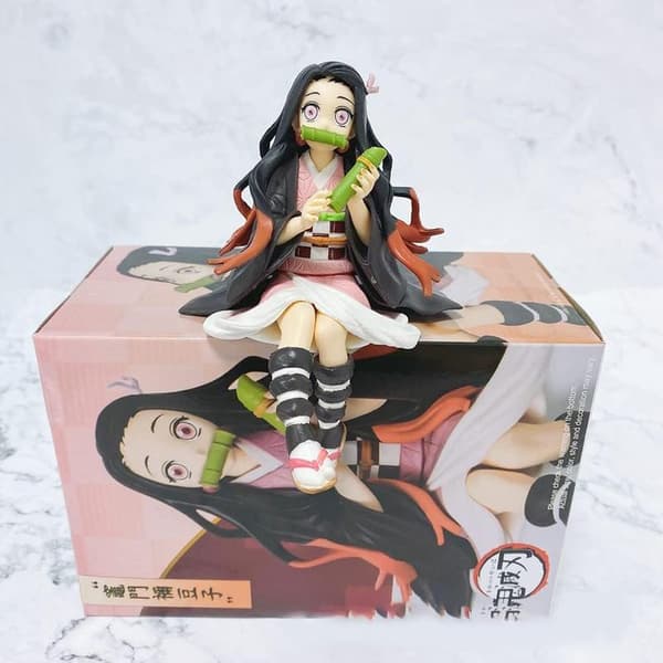 Demon Slayer Actionfigur, Nezuko Animefigur, 10cm Anime