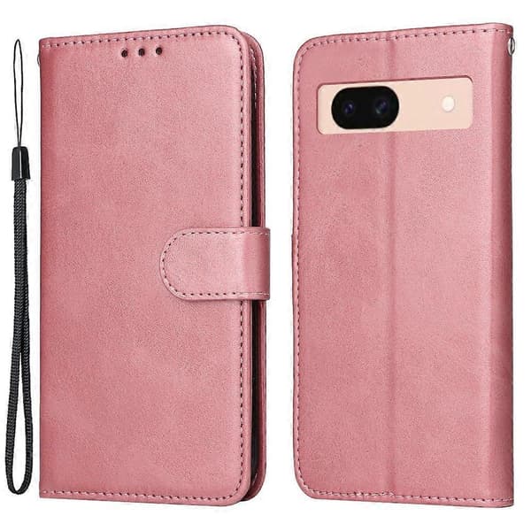8a PU læderpung etui - Flere farver tilgængelige, Pink