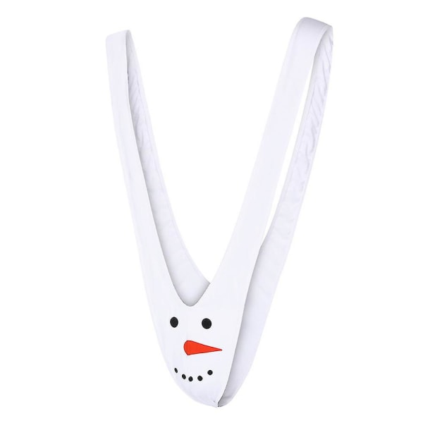 Herre Mni Thong Mann Reindeer The Red Briefs Undertøy Xmas Suit White