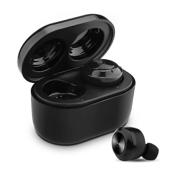 BTH-A6 Trådløs Bluetooth 5.0 øretelefon med magnetisk ladeboks Black