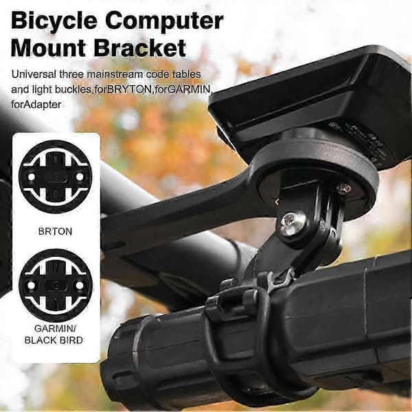 Cykelcomputerholder til Garmin Edge Series GOPRO. Nylon Cykel GPS