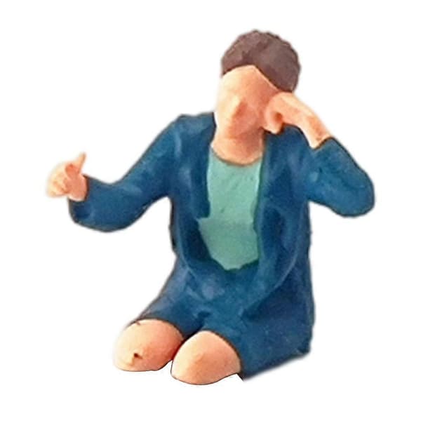 2st 1:64 Skala Figur Förare Scen Kit Dekoration