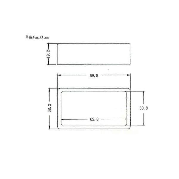 2x 2x åpne messing Humbucker pickupdeksler for reservedeler til elektrisk gitar -
